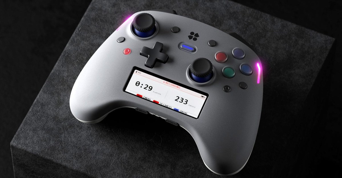 genki’s-new-customizable-controller-has-a-big-screen-and-adjustable-buttons
