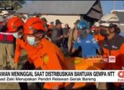 VIDEO: Relawan Meninggal Saat Distribusikan Bantuan Gempa di NTT
