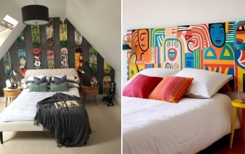 11 Ide Headboard Kamar Unik, Estetik, dan Menarik