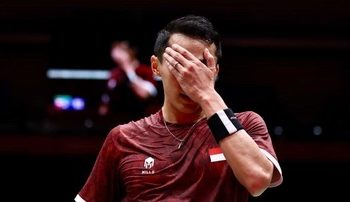 Hasil Asian Games: Jonatan Nyaris Disingkirkan Atlet Peringkat 124 BWF