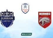 hasil-asean-club championship-2026/2027:-borneo-fc-tahan-imbang-10-pemain-buriram-united