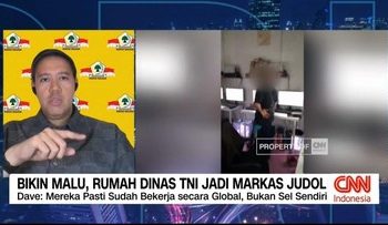 VIDEO: Bikin Malu, Rumah Dinas TNI Jadi Markas Judol
