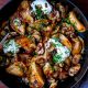 skillet-pierogi-with-mushrooms