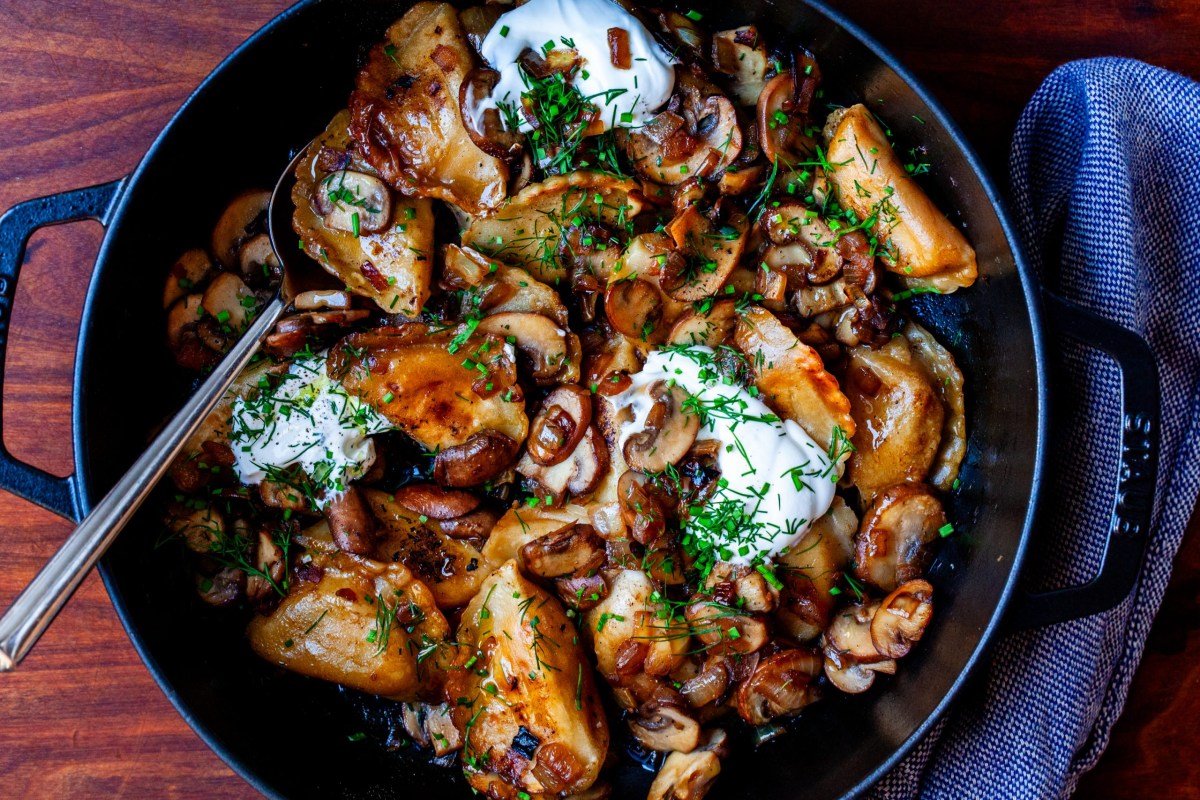 skillet-pierogi-with-mushrooms